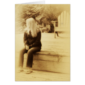 Stoppa att vänta Someday card Hälsningskort