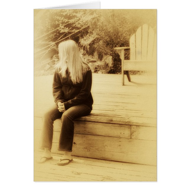 Stoppa att vänta Someday card Hälsningskort (Framsidan)