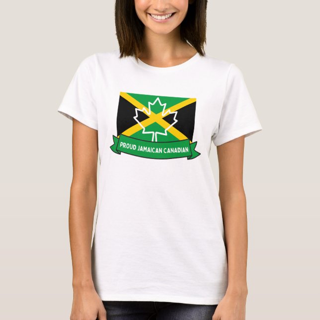 STOPPA ATT VARA JAMAICAN CANADIAN T SHIRT (Framsida)