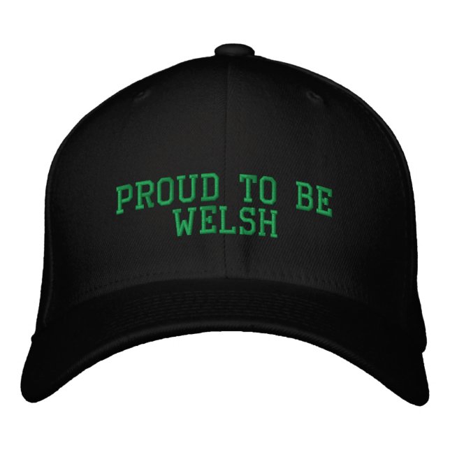 STOPPA ATT VARA WELSH UK BRODERAD KEPS (Framsida)