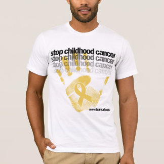 Stoppa barndomcancer t shirt