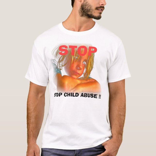 STOPPA BARNMISSHANDEL, STOPPA BARNMISSHANDEL!! , TEE (Framsida)
