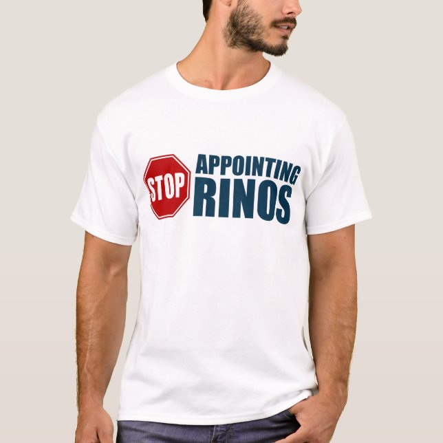 Stoppa bestämmelse RINOs T-shirt (Framsida)