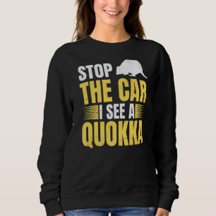 Stoppa bilen jag ser en Quokka-design för en quokk T Shirt