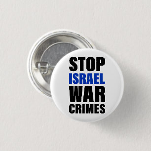 Stoppa brott mot Krig i Israel Gratis Palestina Knapp