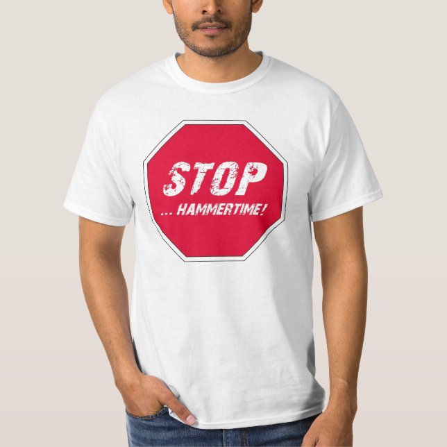 Stoppa Bulta-Time! T Shirt (Framsida)