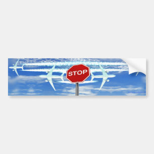 Stoppa Chemtrails Bildekal