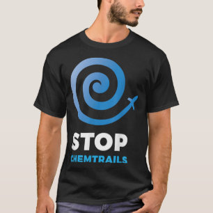 Stoppa chemtrails - konspirationsteori t shirt