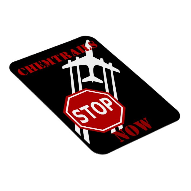 Stoppa chemtrails magnet (Högersidan)