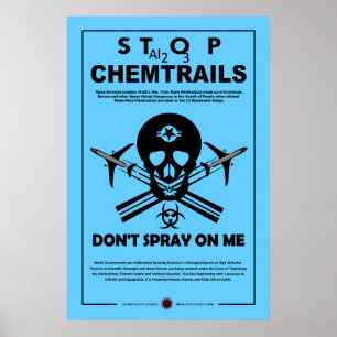 Stoppa chemtrails poster