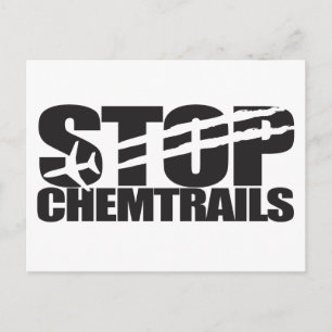 Stoppa chemtrails vykort