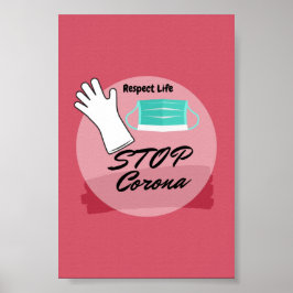 Stoppa Corona Virus Poster