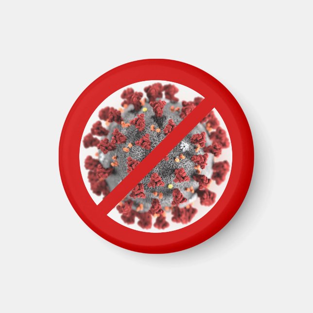 STOPPA CORONAVIRUS MAGNET (Framsidan)