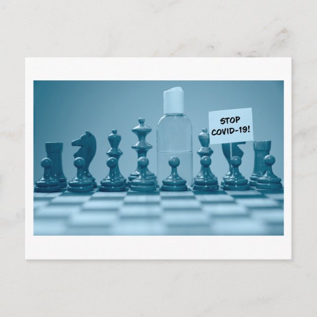 Stoppa Covid-19-vykort Vykort (Framsida)