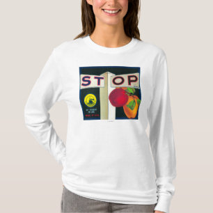 Stoppa den Apple lådan LabelCutler, CA Tee