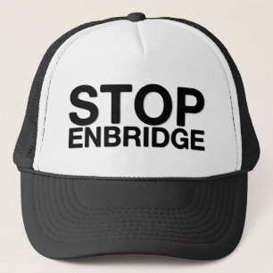 Stoppa den Enbridge T-tröja, rund halströjan och Truckerkeps