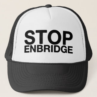 Stoppa den Enbridge T-tröja, rund halströjan och Truckerkeps