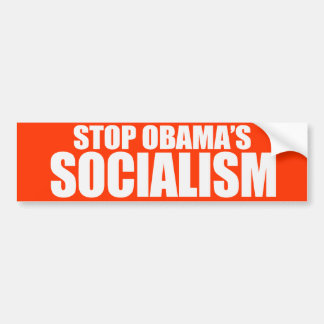 STOPPA den OBAMA SOCIALISMbildekalen Bildekal