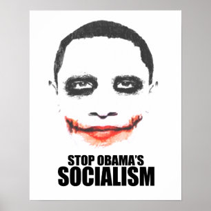 STOPPA DEN OBAMA SOCIALISMEN POSTER