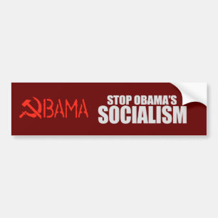 STOPPA den OBAMA SOCIALISMT-tröja Bildekal