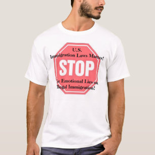 stoppa det emotionella liggert på illegal t-shirt