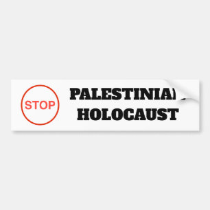 Stoppa det palestinska förintelseklistermärket för bildekal