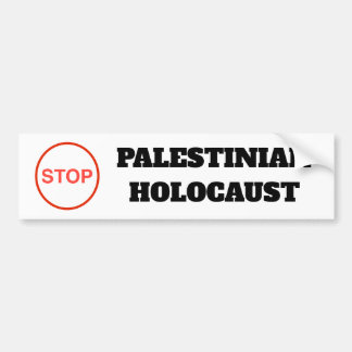 Stoppa det palestinska förintelseklistermärket för bildekal