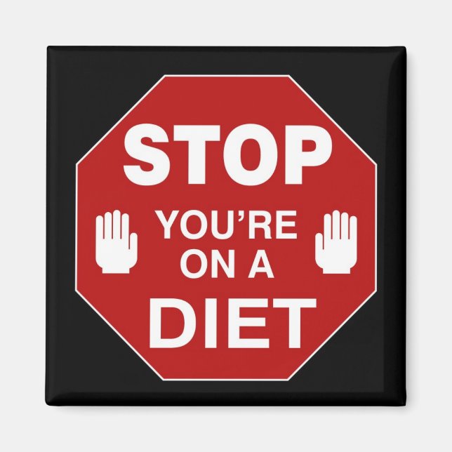 STOPPA DIET - magnet (Framsidan)
