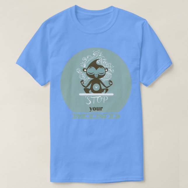 stoppa din sinnesapa yoga t shirt (Design framsida)