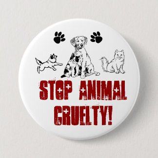 STOPPA DJUR GRYMHET! klämma fast Knapp