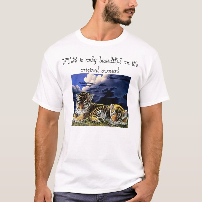 stoppa djur grymhet tee (Framsida)