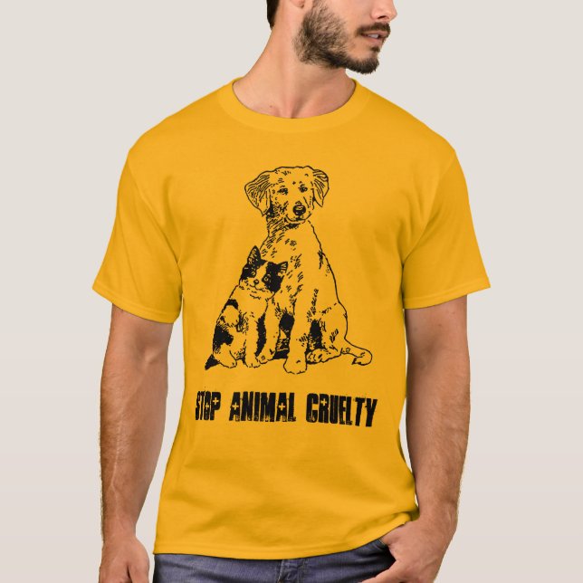 STOPPA DJUR GRYMHET TEE SHIRT (Framsida)
