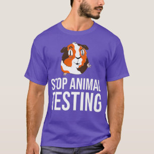 Stoppa djurförsök i Guinea Gris Hamster Rodent T Shirt