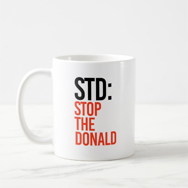 STOPPA DONALD KAFFEMUGG (Vänster)