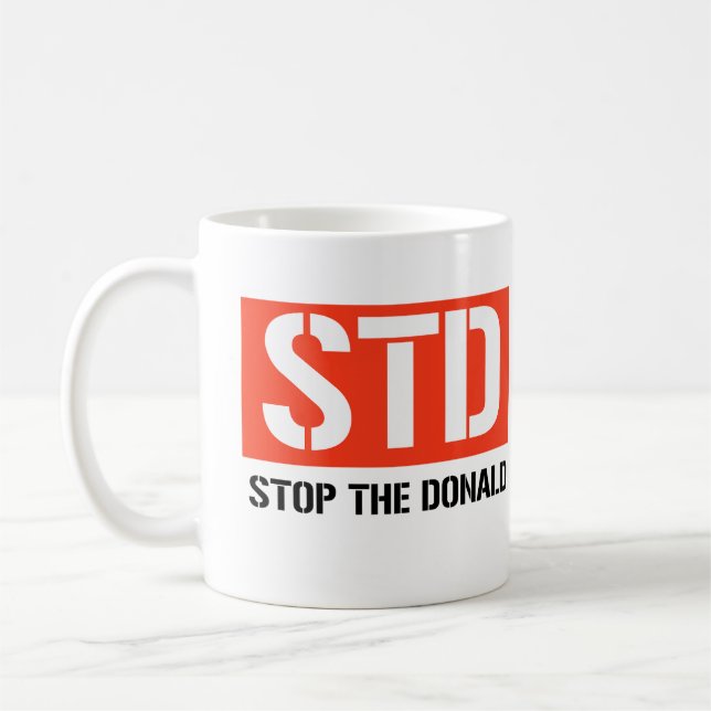STOPPA DONALD KAFFEMUGG (Vänster)