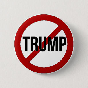 Stoppa Donald Trump Anti-Trumf Knapp