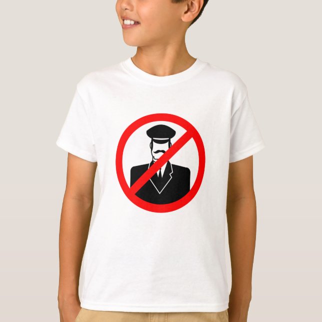 Stoppa Doorman Sign T-Shirt (Framsida)