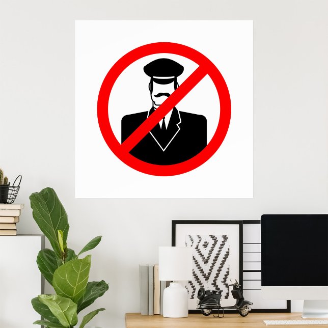 Stoppa dörrsignering Poster (Skapare uppladdad)