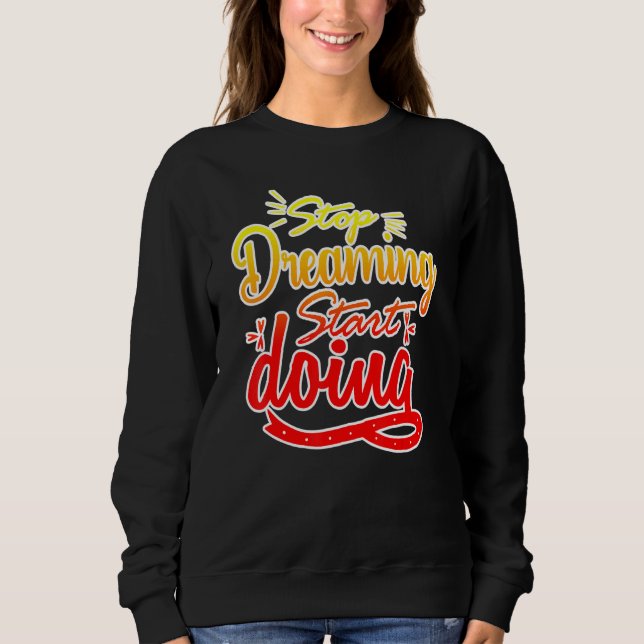 Stoppa Dreaming-start med Bäran Anti-Couch Potato  T Shirt (Framsida)