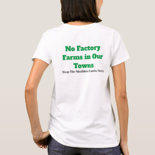 Stoppa fabrikslantbruk t shirt