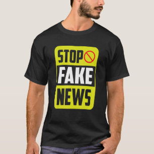 Stoppa fake News Press Freedom Högers Journalism J T Shirt