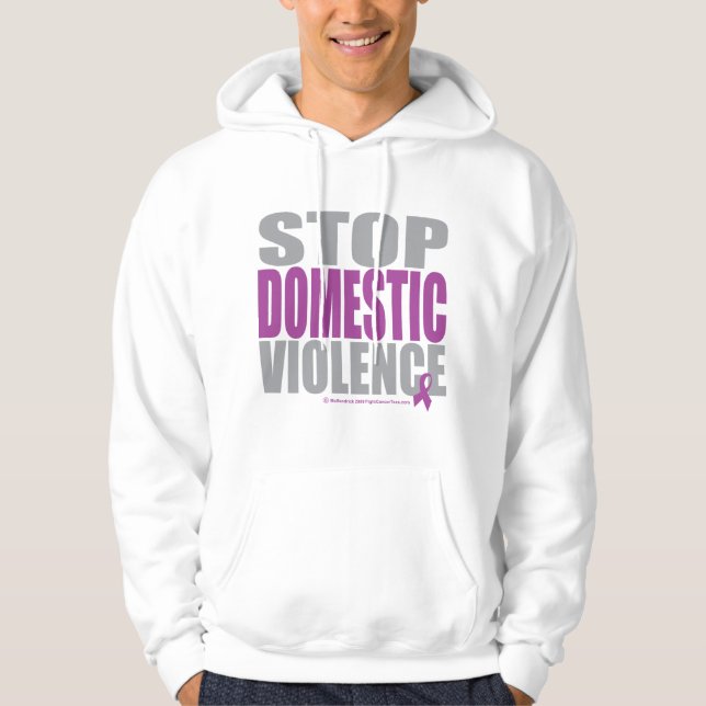 Stoppa familjevåld sweatshirt (Framsida)
