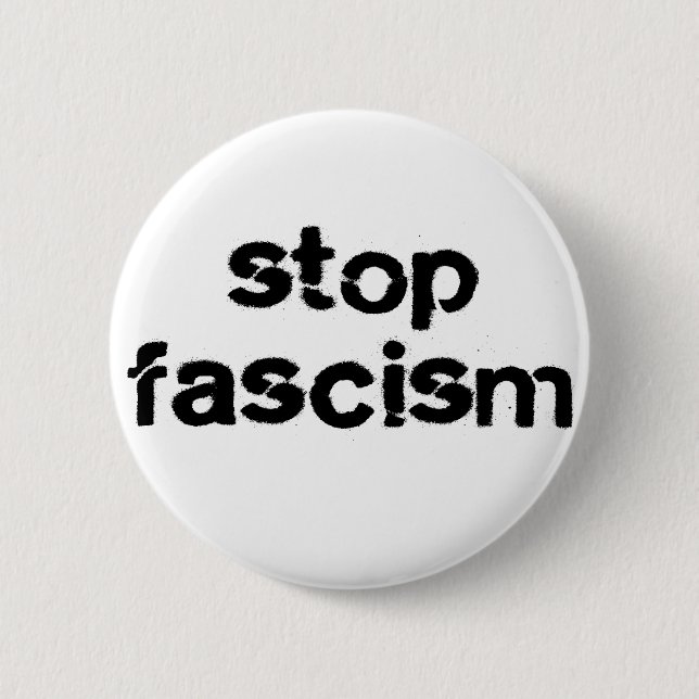 Stoppa Fascism Knapp (Framsida)