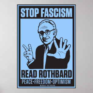 Stoppa fascismen: Läs Rothrads utskrift Poster