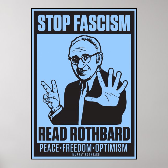 Stoppa fascismen: Läs Rothrads utskrift Poster (Framsidan)