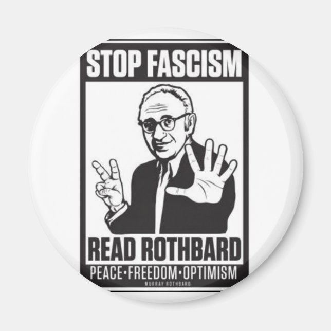Stoppa fascismen magnet (Framsidan)