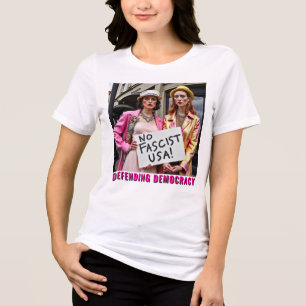 Stoppa fascismen och försvara demokratin t shirt