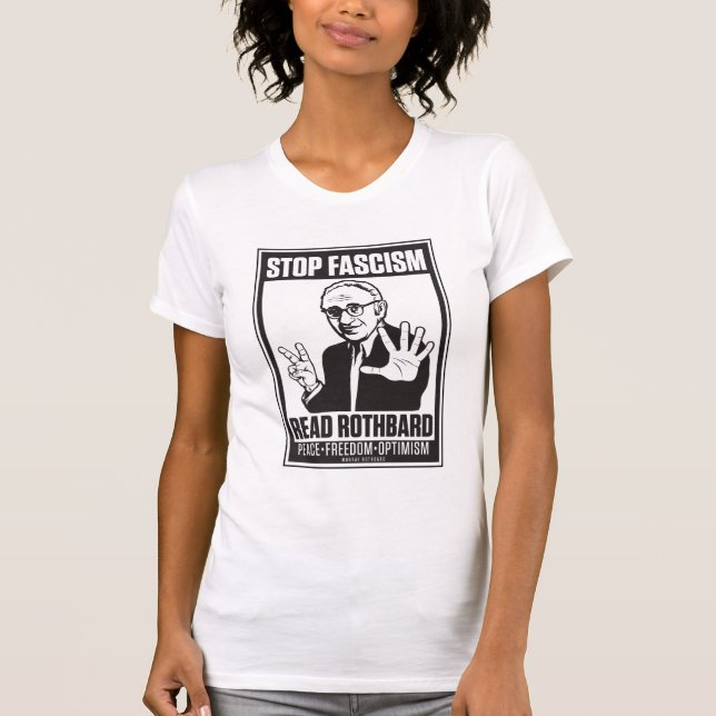 Stoppa fascismen t shirt (Framsida)