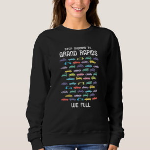 Stoppa Flyttan till Grand Rapids Vi Fullt Michigan T Shirt