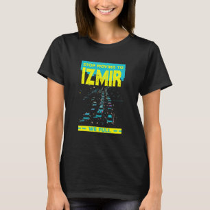 Stoppa Flyttan till Izmir Vi Fullt Traffic Humor R T Shirt